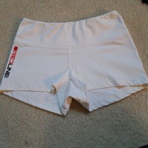Redline GO White Workout shorts